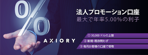 axiory ボーナス