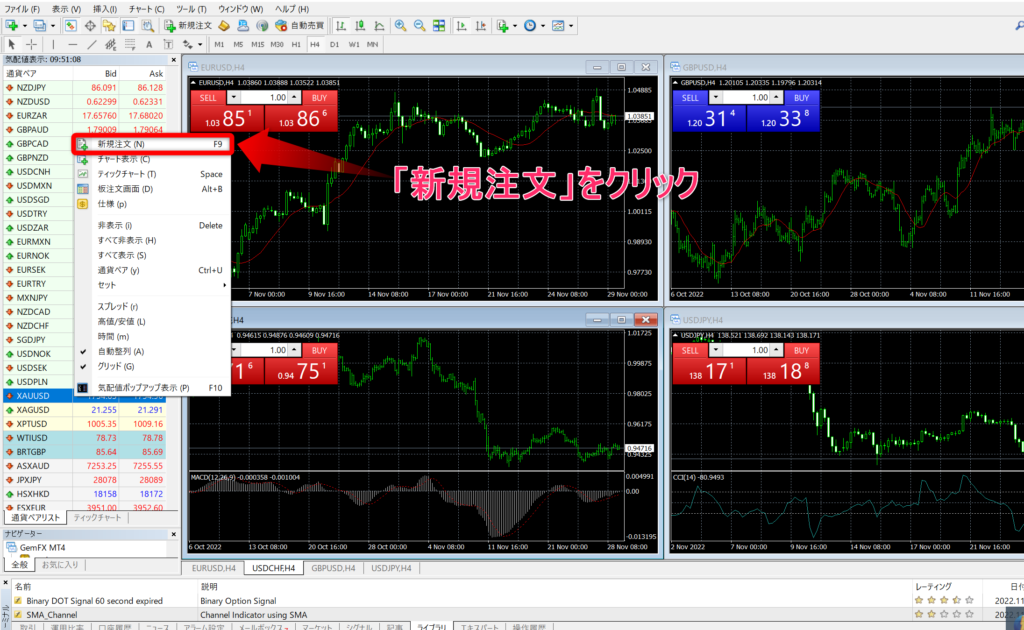 gemforex ゴールド 取引