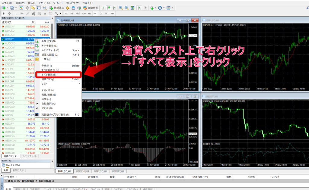 gemforex ゴールド 追加