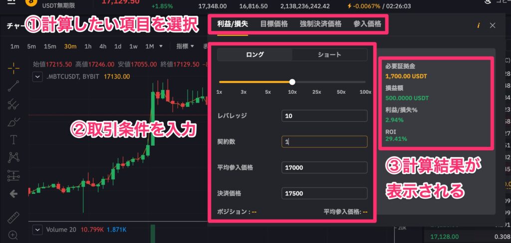 bybit 損益計算ツール 使い方